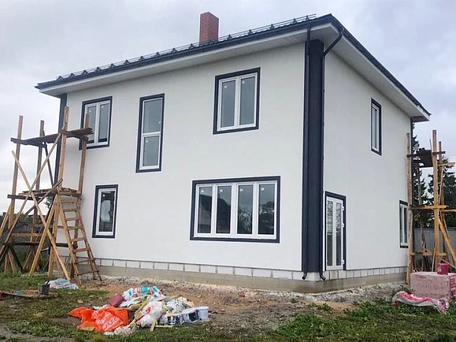 Дом 200 м2 из газобетона в п. Копорье